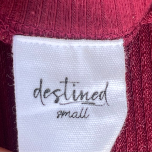 Maroon Crop Top - Picture 5 of 5